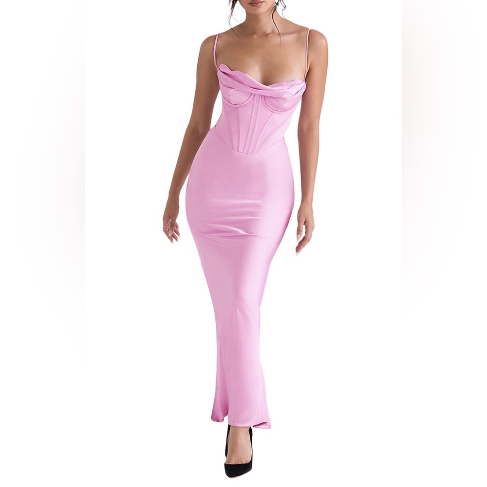 House of CB NWT Charmaine Corset Dress Pink